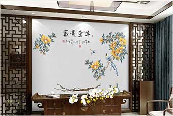 张掖森佰汇航空纤维墙咔（富贵荣华）