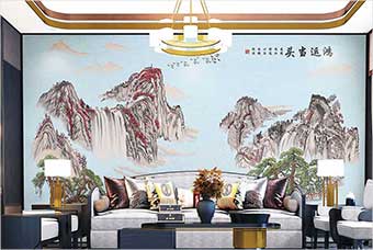 张掖森佰汇航空纤维墙咔（鸿运当头）